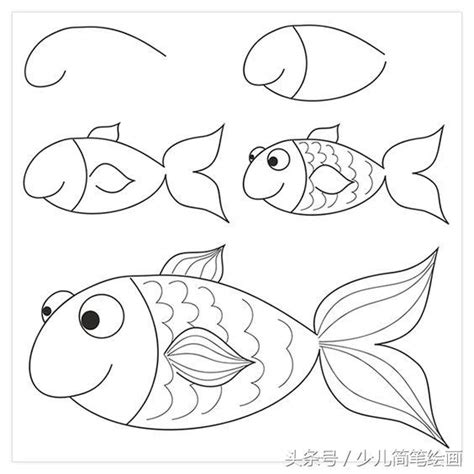 魚畫圖|如何畫魚